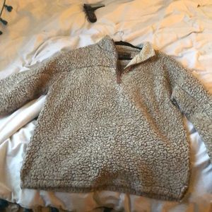 Med True Grit Sherpa Pullover